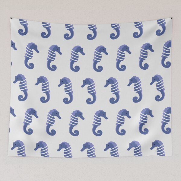 Item preview, Small medium sea horse pattern 3 designed and sold by LemonCreamyyyy.