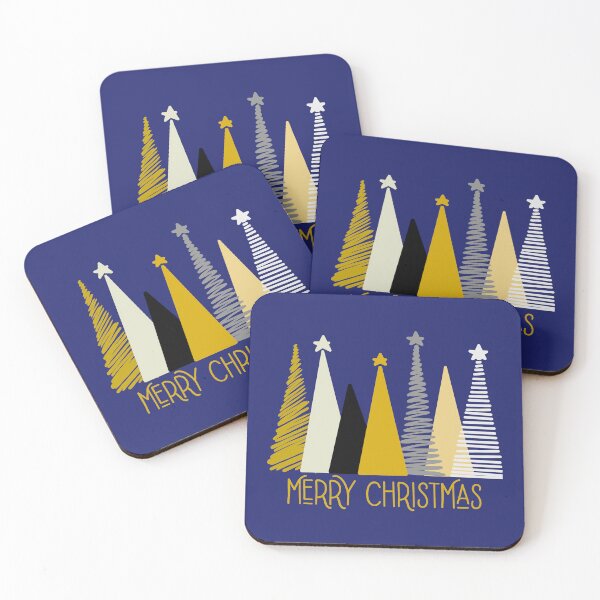 Item preview, Golden Merry Christmas Trees designed and sold by JDFunTees.