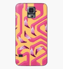 Flamingo Labyrinth Hülle & Klebefolie für Samsung Galaxy