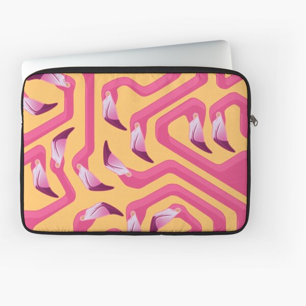 Flamingo Maze Laptop Sleeve