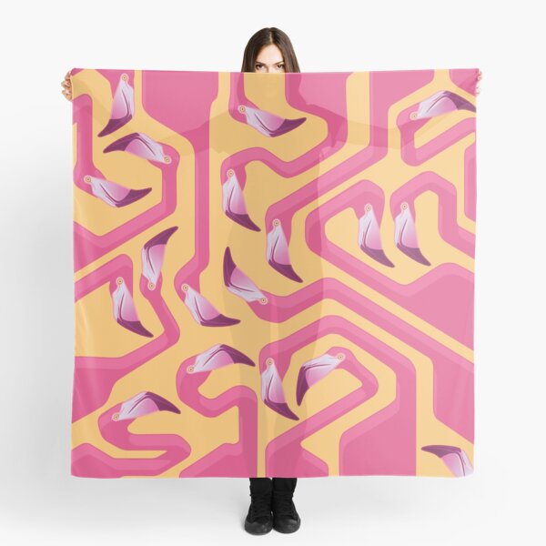 Flamingo Maze Scarf
