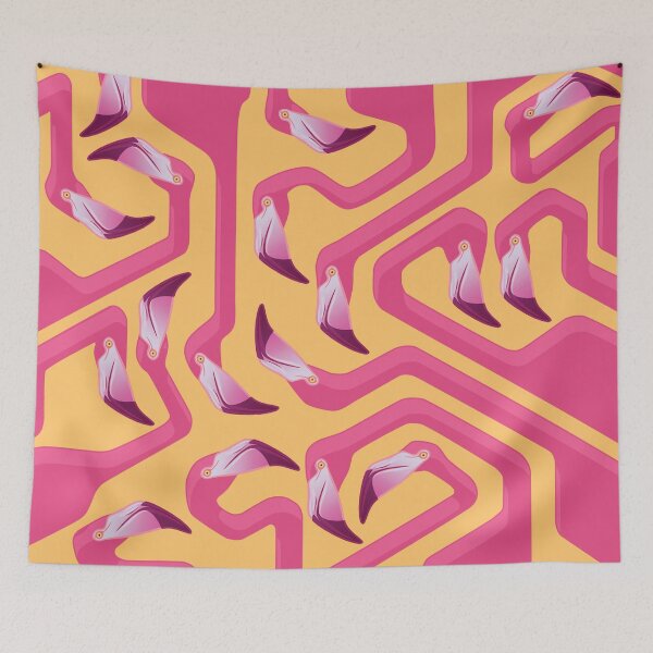 Item preview, Flamingo Maze designed and sold by Iker Paz Studio.