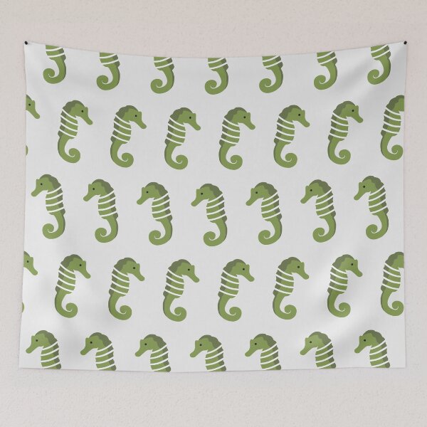 Item preview, Small medium sea horse pattern 6 designed and sold by LemonCreamyyyy.
