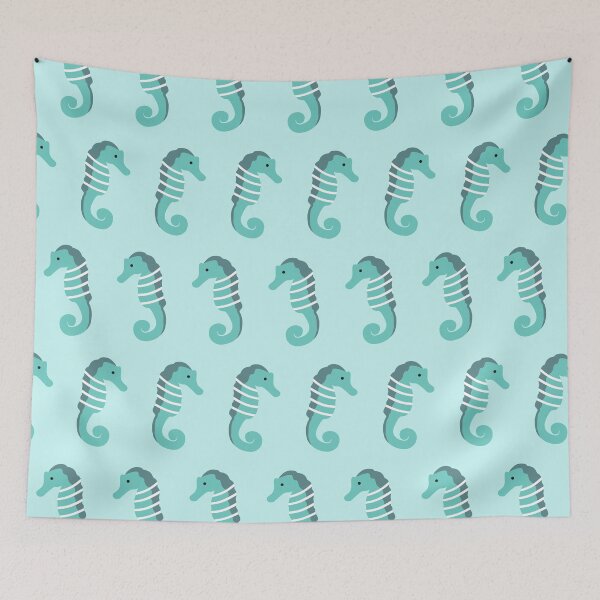 Item preview, Small medium sea horse pattern 7 designed and sold by LemonCreamyyyy.
