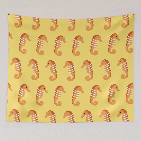 Item preview, Small medium sea horse pattern 8 designed and sold by LemonCreamyyyy.