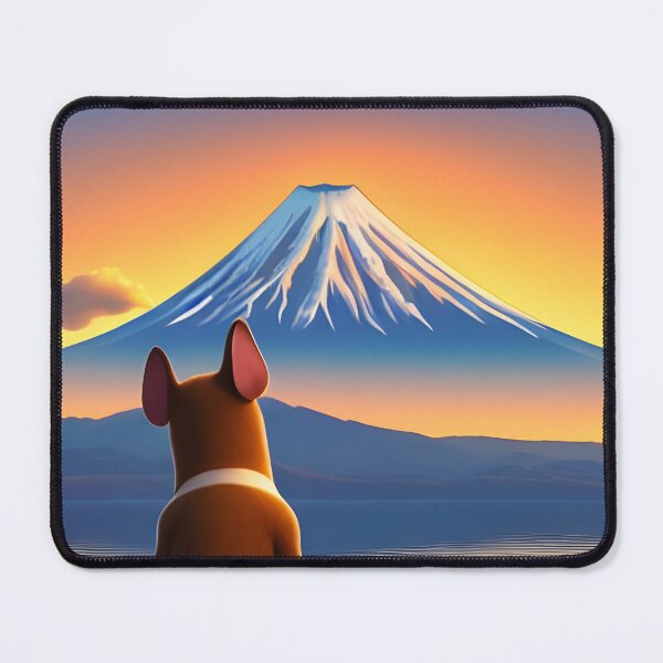 Item preview, Dog looking at Mt Fuji designed and sold by bradm50.