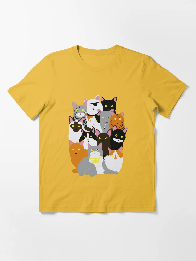 enjoi cat collage shirt