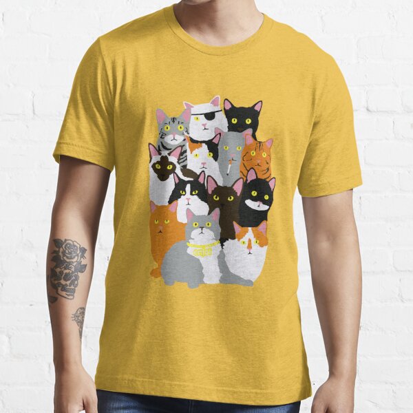 Enjoi cat collage discount shirt