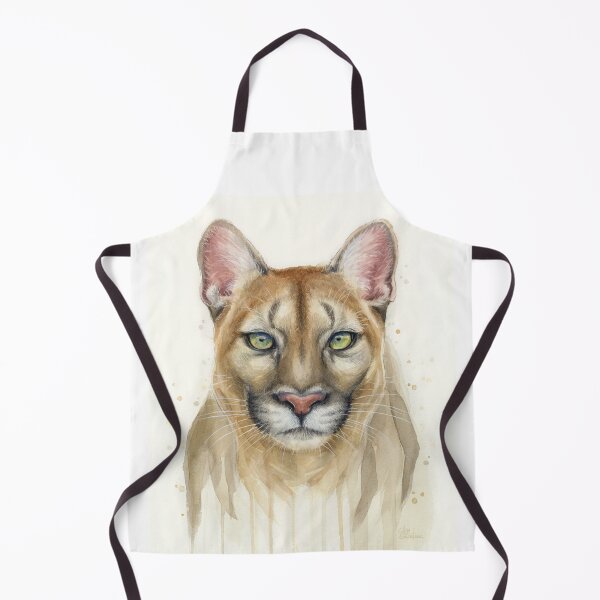 Item preview, Puma Portrait Watercolor designed and sold by Olga Shvartsur.