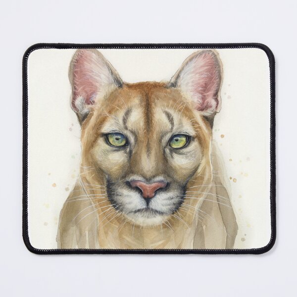 Item preview, Puma Portrait Watercolor designed and sold by Olga Shvartsur.