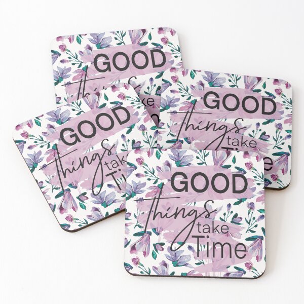 Artikelvorschau, Good things take time entworfen und verkauft von Jennifer Maier.