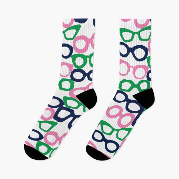 Item preview, Pattern of Stylish Sunglasses in Pink, Green and Blue designed and sold by Lisa Bellew Creative.