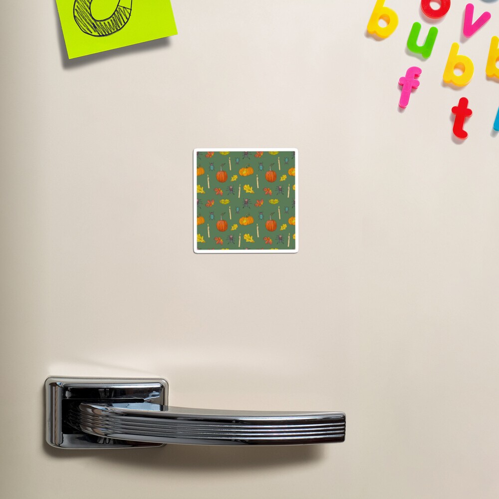 Autumn Halloween pattern Magnet
