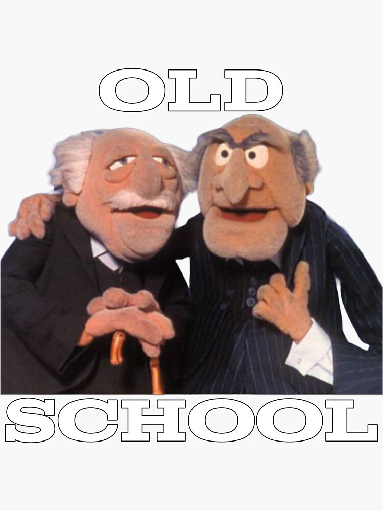 "Statler and Waldorf haters gonna hate" Sticker for Sale by Worldart4