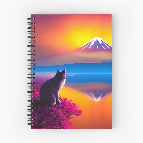 Item preview, Cat looking at Mt Fuji designed and sold by bradm50.