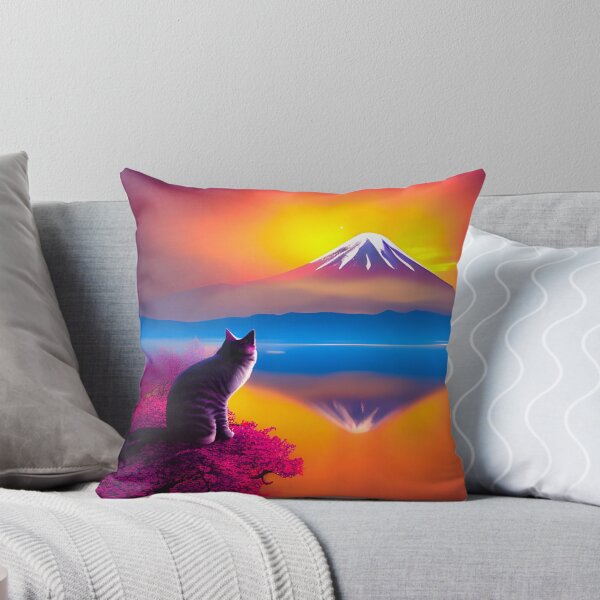Item preview, Cat looking at Mt Fuji designed and sold by bradm50.