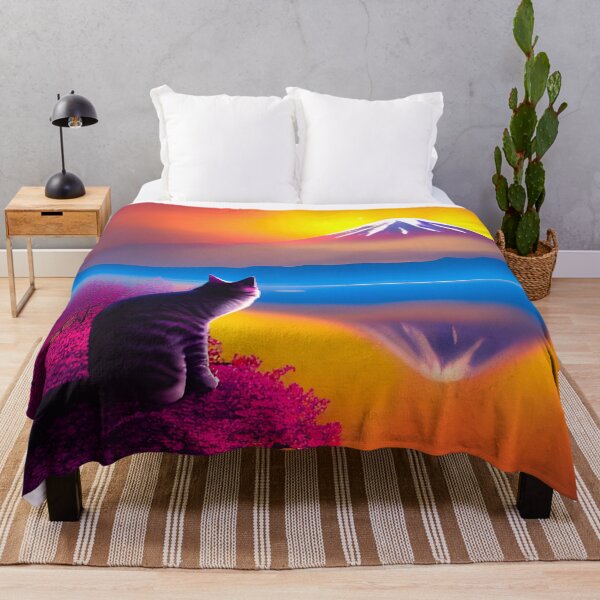 Item preview, Cat looking at Mt Fuji designed and sold by bradm50.