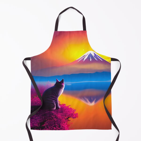 Item preview, Cat looking at Mt Fuji designed and sold by bradm50.
