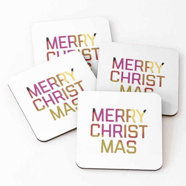 Item preview, Merry Christmas Multicolored Text designed and sold by 4thoughtDesigns.