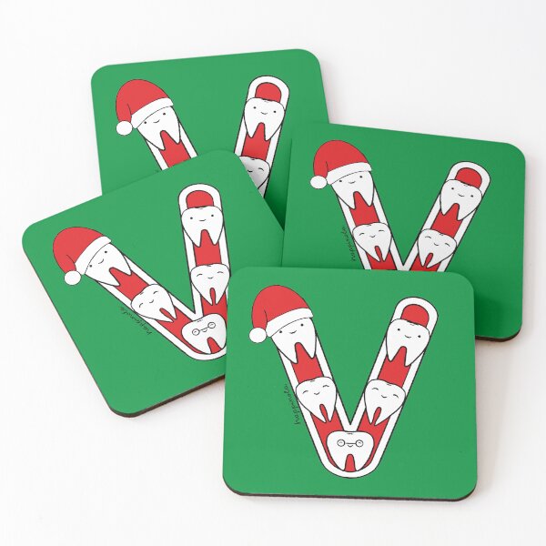 Item preview, Letter V (Happimola Christmas Alphabet) designed and sold by Happimola Designs.