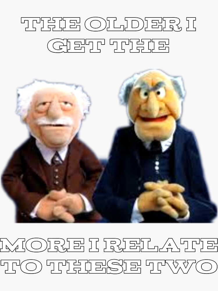 "Statler and Waldorf haters gonna hate" Sticker for Sale by Worldart4
