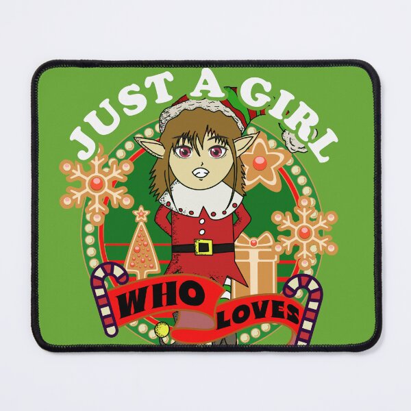 Item preview, Just a Girl That Loves Christmas and Anime Elf designed and sold by kiwi91.
