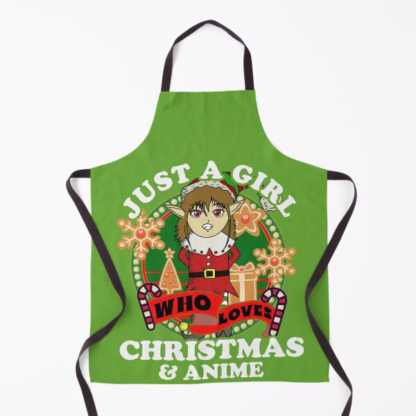 Item preview, Just a Girl That Loves Christmas and Anime Elf designed and sold by kiwi91.