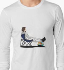 Formula 1 - Fernando Alonso deckchair - Cutout Long Sleeve T-Shirt
