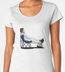 Formula 1 - Fernando Alonso deckchair - Cutout Women's Premium T-Shirt
