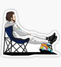 Formula 1 - Fernando Alonso deckchair - Cutout Sticker