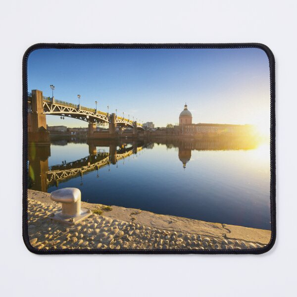 Item preview, Toulouse and quay of La Garonne at sunset designed and sold by Gaël FONTAINE.