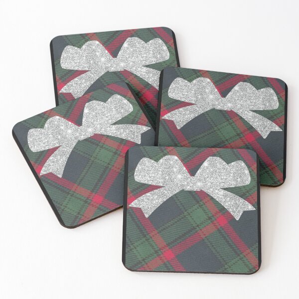 Item preview, Glorious Red and Green Plaid with  Glittering Bow!! designed and sold by SunMoonBeyond.