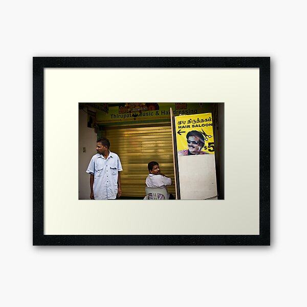 Fancy a haircut? Framed Art Print
