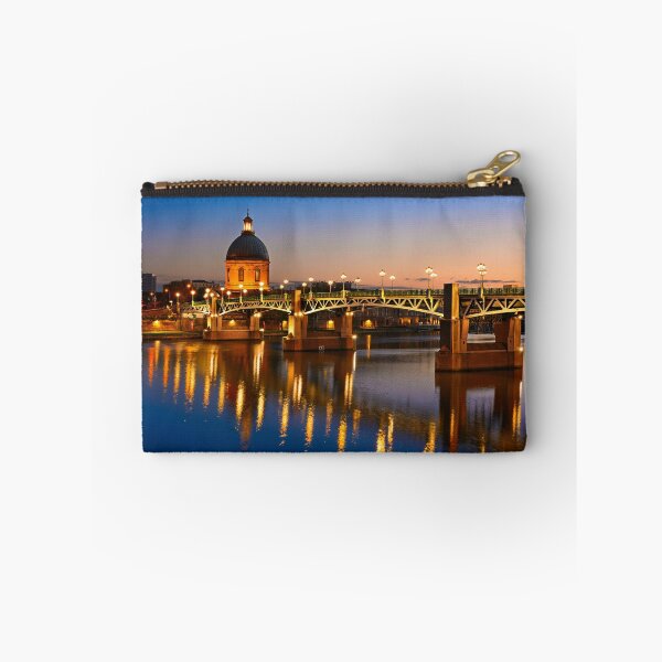 Item preview, Toulouse and quay of La Garonne at sunset designed and sold by Gaël FONTAINE.