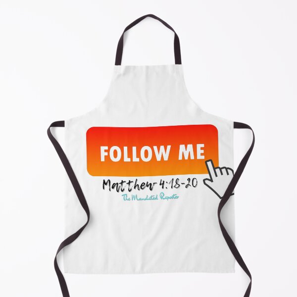 Item preview, Follow Me - Matthew 4:18-20 - White designed and sold by TheReporter1.