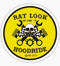 RAT LOOK , HOODRIDE , HOT ROD. Sticker