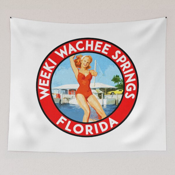 Item preview, Weeki Wachee Springs Florida Vintage Mermaid Show Manatees designed and sold by Travel Time.