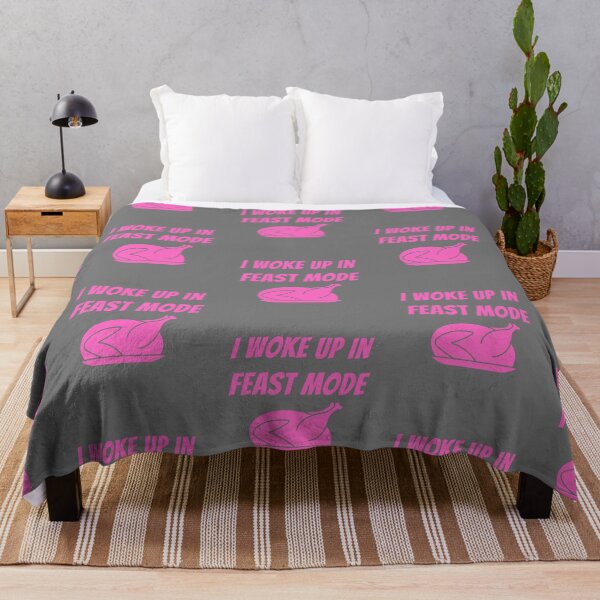 Item preview, Woke Up In Feast Mode Funny Thanksgiving Day Quotes designed and sold by LaziniArts.