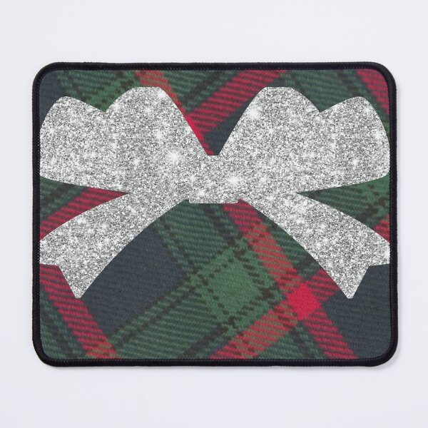 Item preview, Glorious Red and Green Plaid with  Glittering Bow!! designed and sold by SunMoonBeyond.