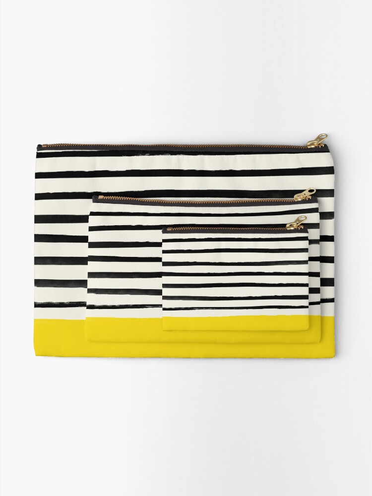 Alternate view of Sunshine x Stripes Zipper Pouch