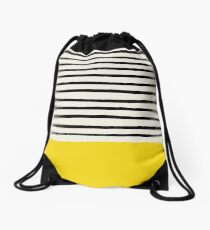 Sunshine x Stripes Drawstring Bag