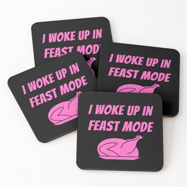 Item preview, Woke Up In Feast Mode Funny Thanksgiving Day Quotes designed and sold by LaziniArts.