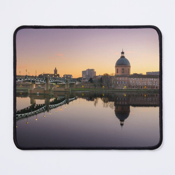 Item preview, Toulouse and quay of La Garonne at sunset designed and sold by Gaël FONTAINE.