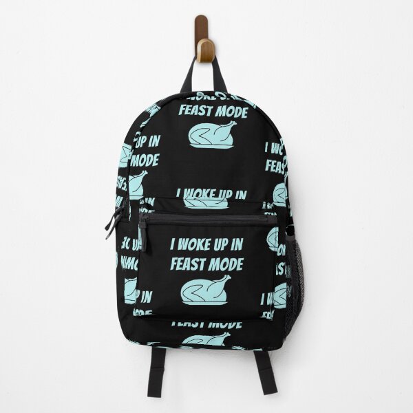 Item preview, Woke Up In Feast Mode Funny Thanksgiving Day Quotes designed and sold by LaziniArts.