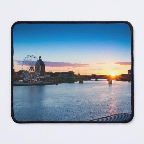 Item preview, Toulouse and quay of La Garonne at sunset designed and sold by Gaël FONTAINE.