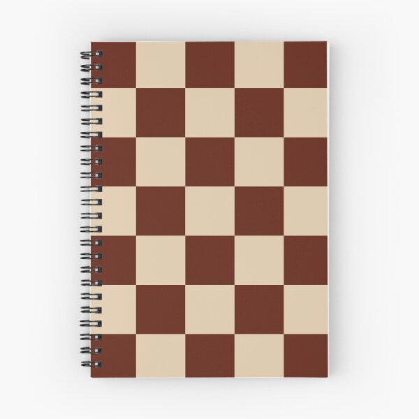Item preview, Checkerboard Checked Check Pattern in Russet and Beige designed and sold by kierkegaard.