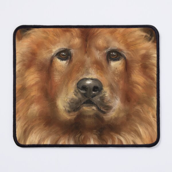 Item preview, Painting of a Fluffy Golden Brown Chow Chow Dog designed and sold by ibadishi.