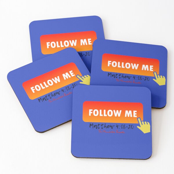 Item preview, Follow Me - Matthew 4:18-20 - Blue designed and sold by TheReporter1.