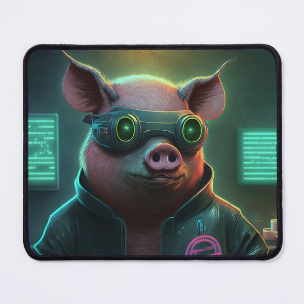 Item preview, Pig from the future designed and sold by AnimalArtPhotos.