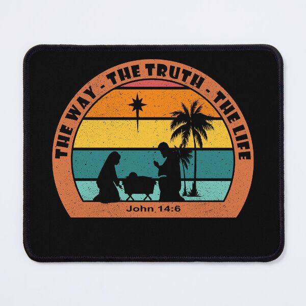 Item preview, Christmas Nativity with Jesus - The Way - The Truth - The Life designed and sold by simplydesignart.